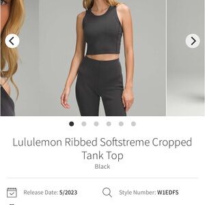 lululemon athletica Softreme Cropped Tank Top